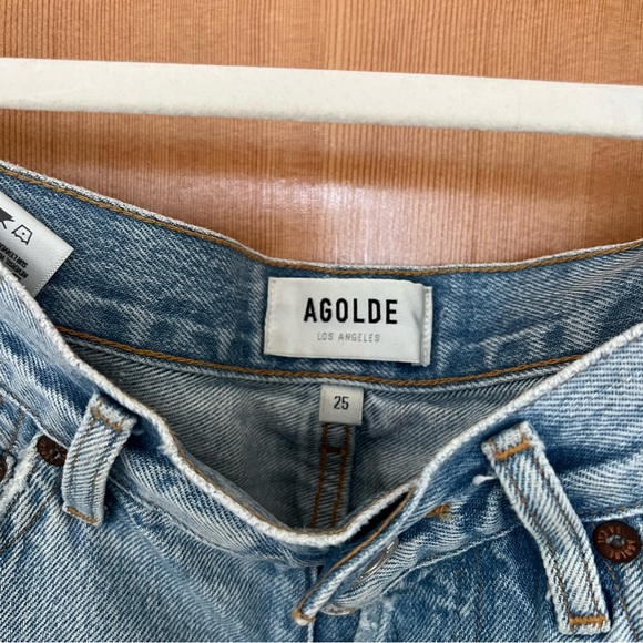AGOLDE Parker Jean Shorts Size 25 - Picture 3 of 3